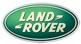 Land Rover-Logo auf weißem HOME-Hintergrund.